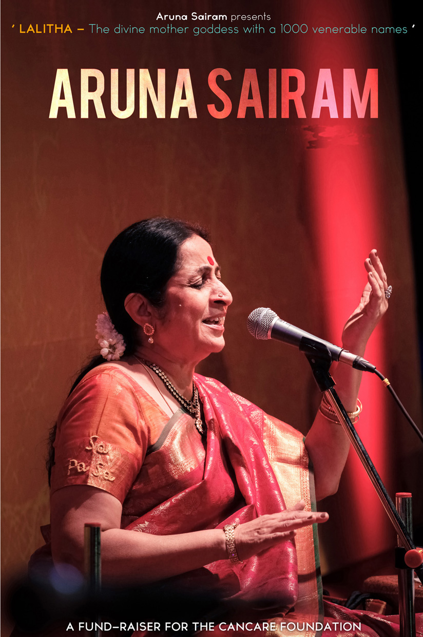 Concert of Aruna Sairam - Lalitha: The Divine Mother with a 1000 Venerable Names