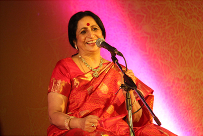 Concert of Aruna Sairam - Aruna Sairam as Examiner