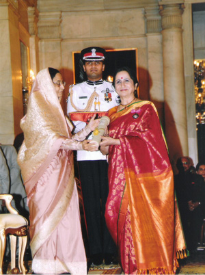 Aruna Sairam Awarded Padma Shri Award by Govt Of India